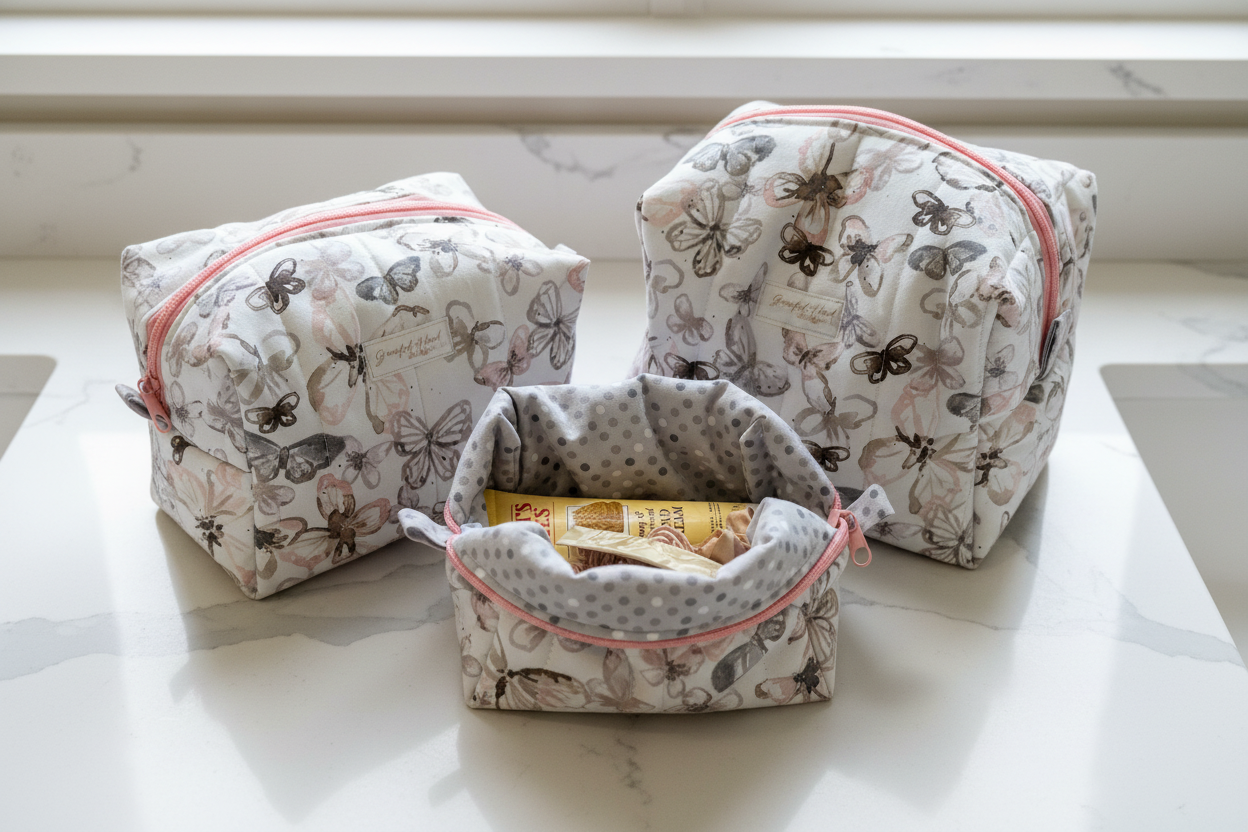 Butterfly Meadow Makeup Bag - Medium