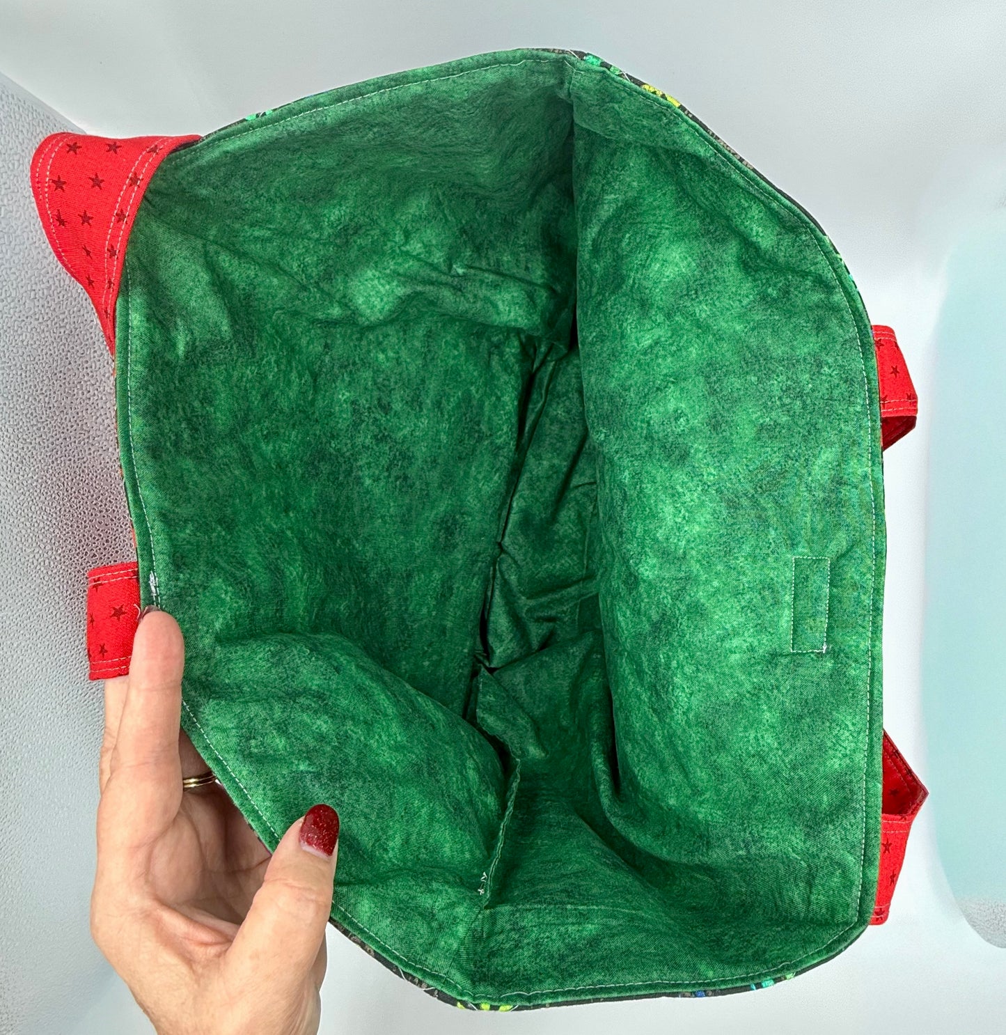 Holiday Snowflakes Tote - The Abigail Collection