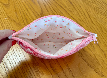 Rose Garden Small Zippered Pouch