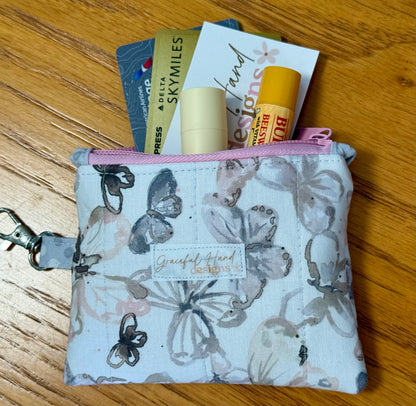 Butterfly Meadow Keychain Wallet