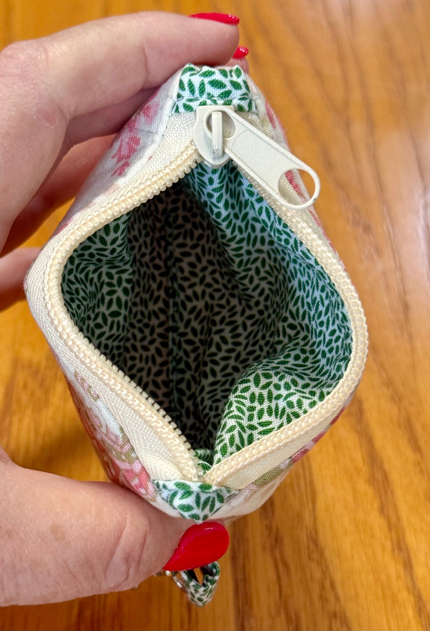 Garden Paisley Keychain Wallet