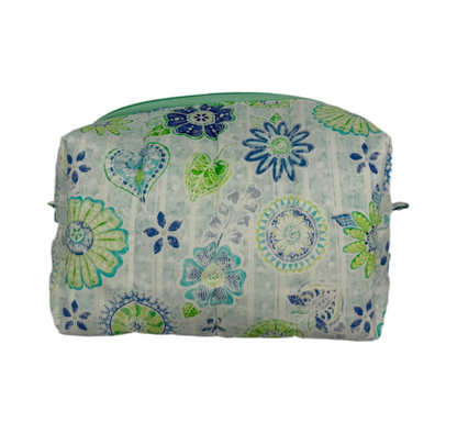 Aqua Bloom Reverie Makeup Bag