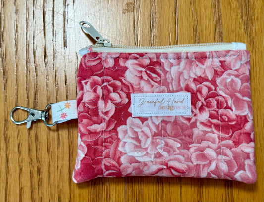 Rose Garden Keychain Wallet