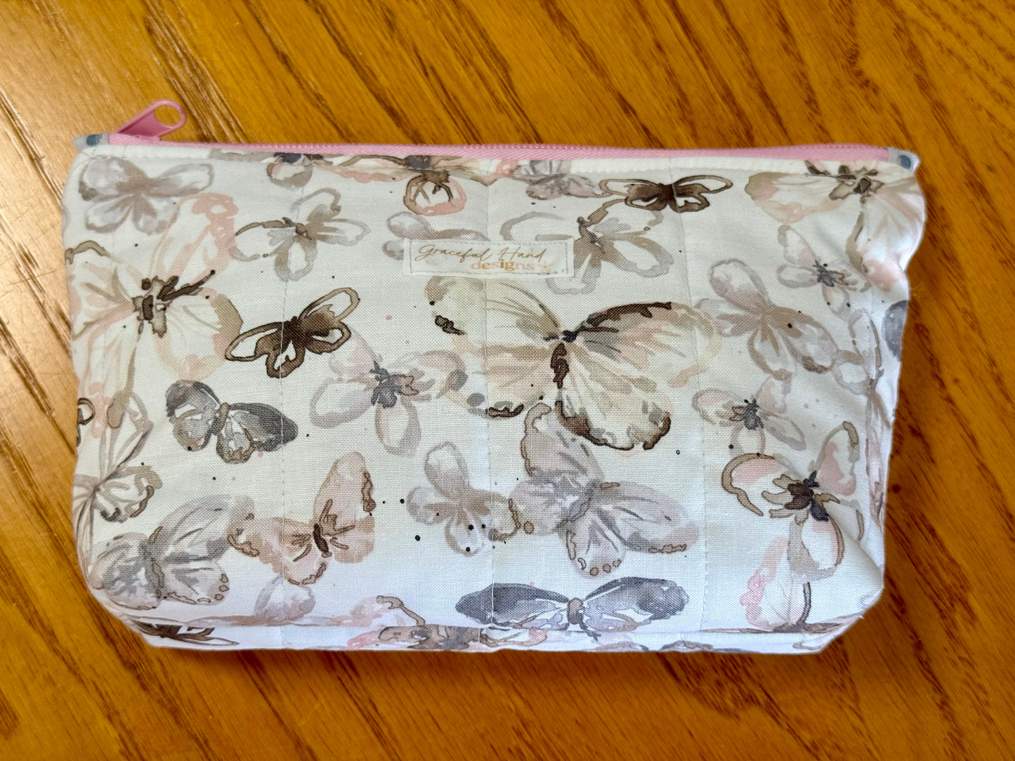 Butterfly Meadow Small Zippered Pouch