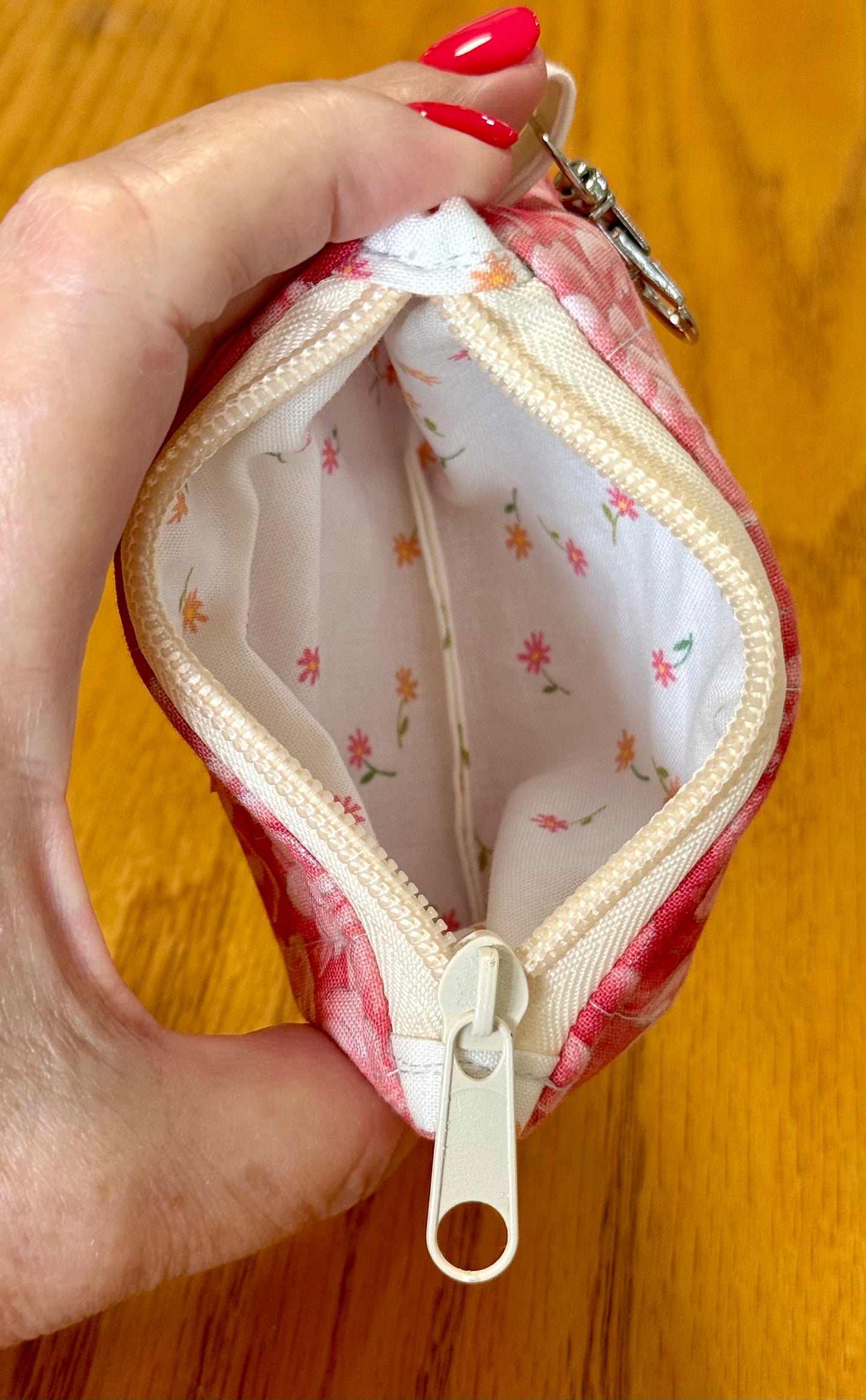 Rose Garden Keychain Wallet