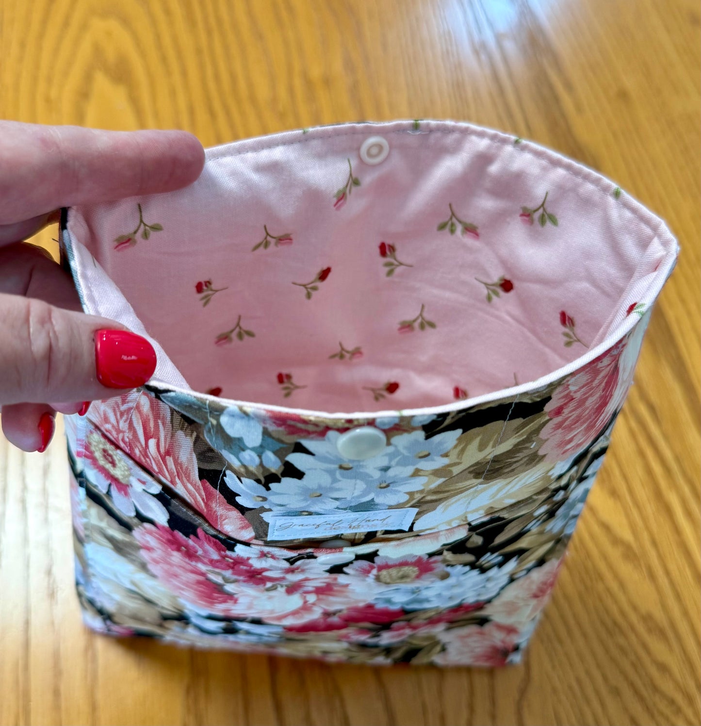 Midnight Garden Large Book Sleeve with Pocket