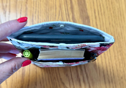 Midnight Garden Small Book Sleeve with Pocket