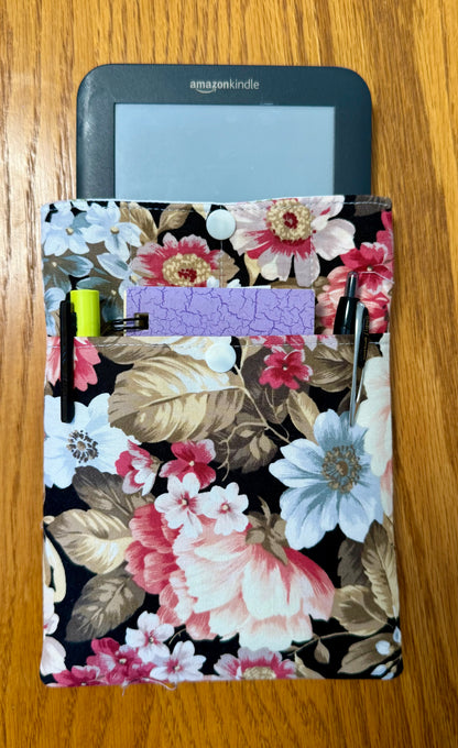 Midnight Garden Small Book Sleeve with Pocket