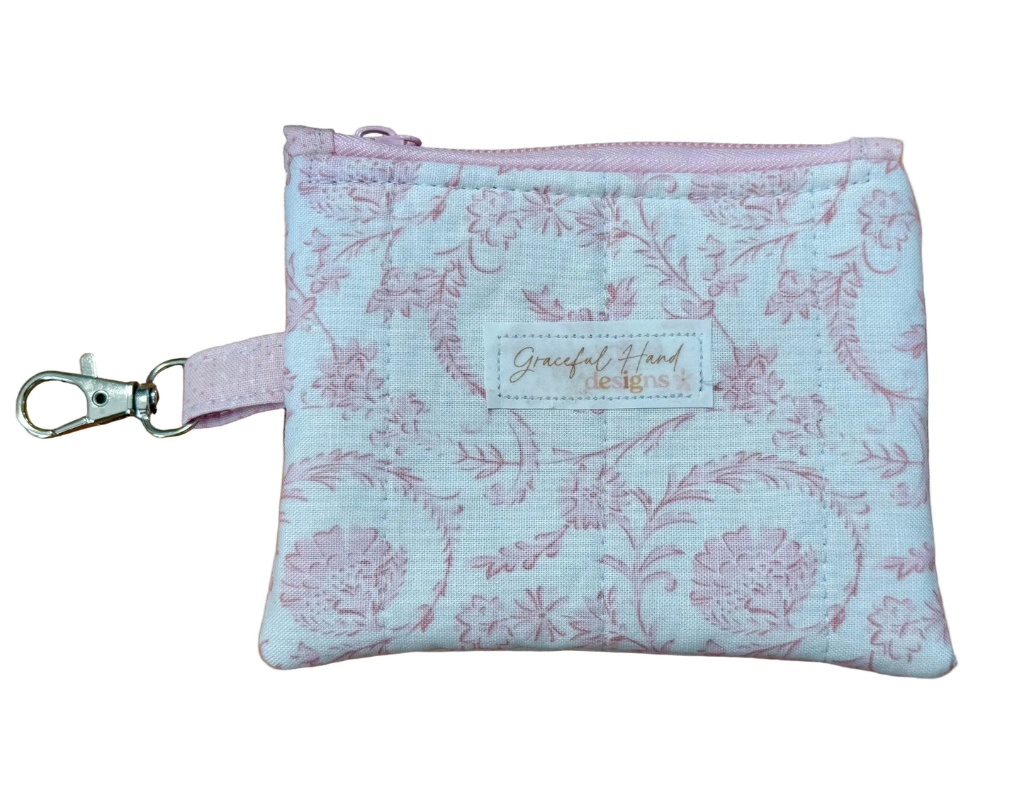 Blush Heirloom Keychain Wallet