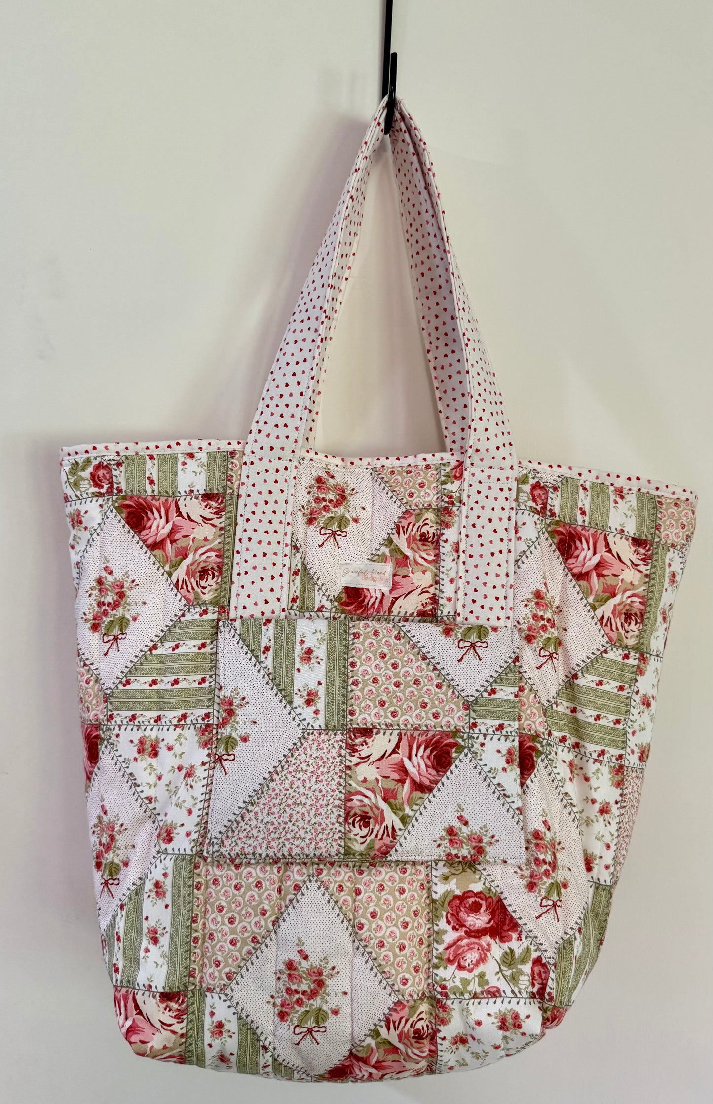 Rose Cottage Patchwork Tote - The Lily Collection