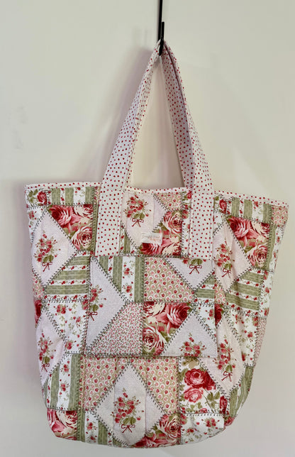 Rose Cottage Patchwork Tote - The Lily Collection