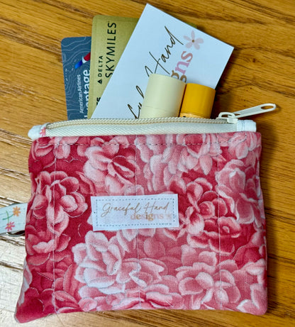 Rose Garden Keychain Wallet