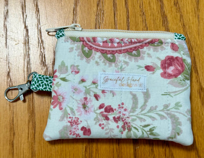 Garden Paisley Keychain Wallet