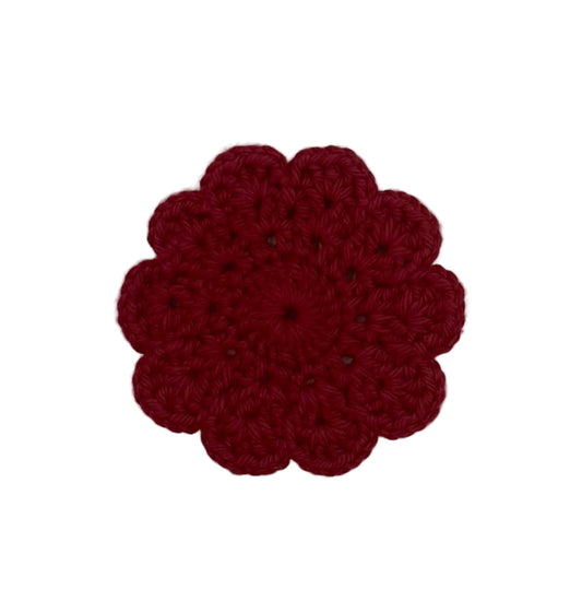 Ruby Blossom Coasters - large