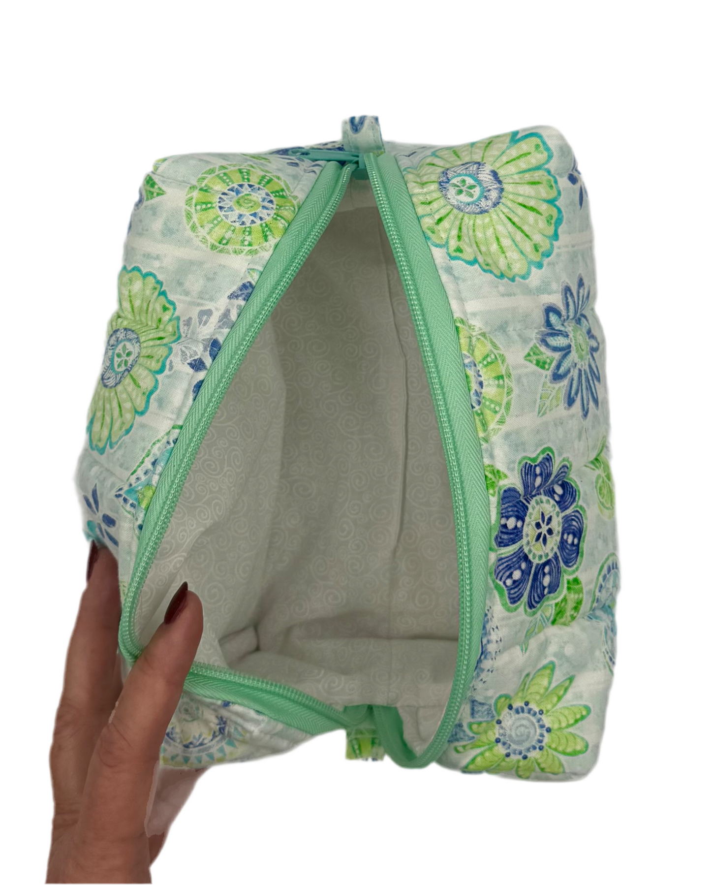 Aqua Bloom Reverie Makeup Bag