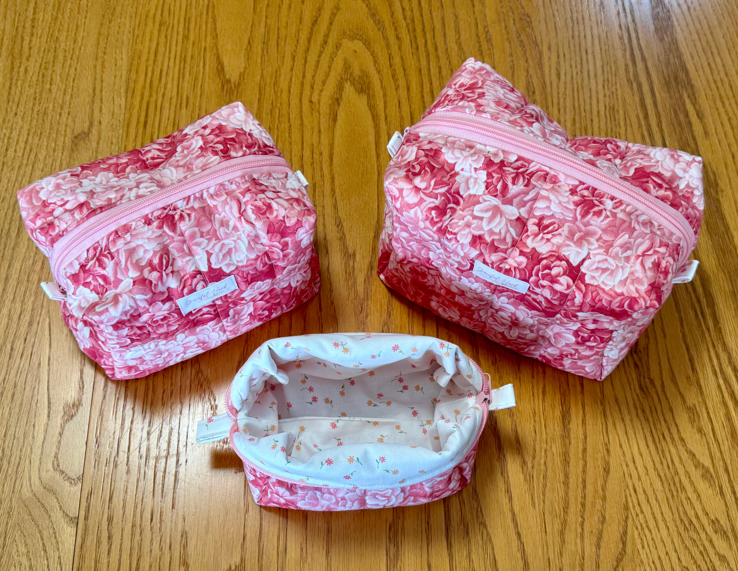 Rose Garden Makeup Bag - Large