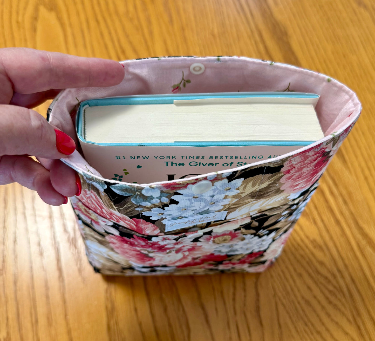 Midnight Garden Large Book Sleeve with Pocket