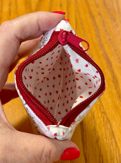 Rose Cottage Patchwork Keychain Wallet