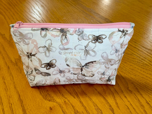 Butterfly Meadow Small Zippered Pouch