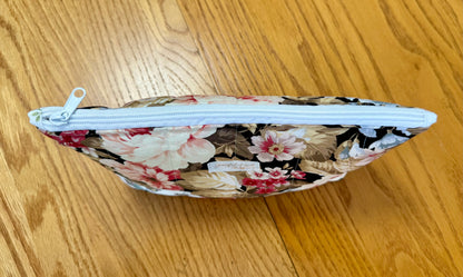 Midnight Garden Large Zippered Pouch