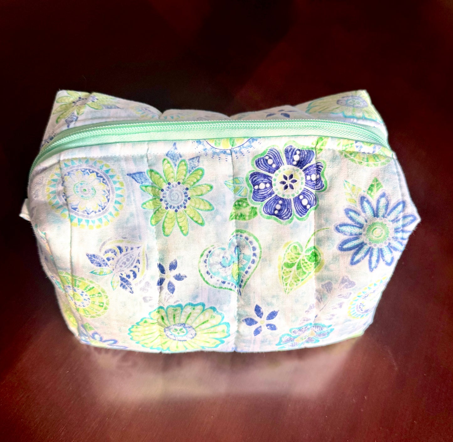 Aqua Bloom Reverie Makeup Bag