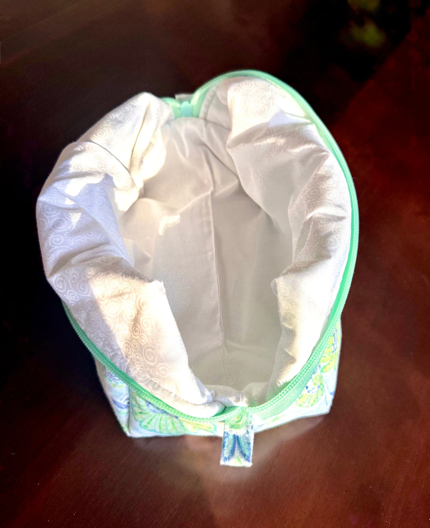 Aqua Bloom Reverie Makeup Bag