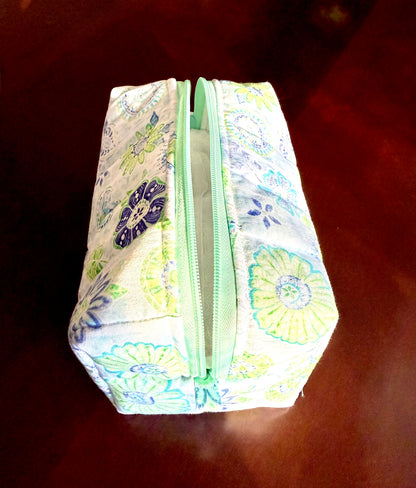 Aqua Bloom Reverie Makeup Bag