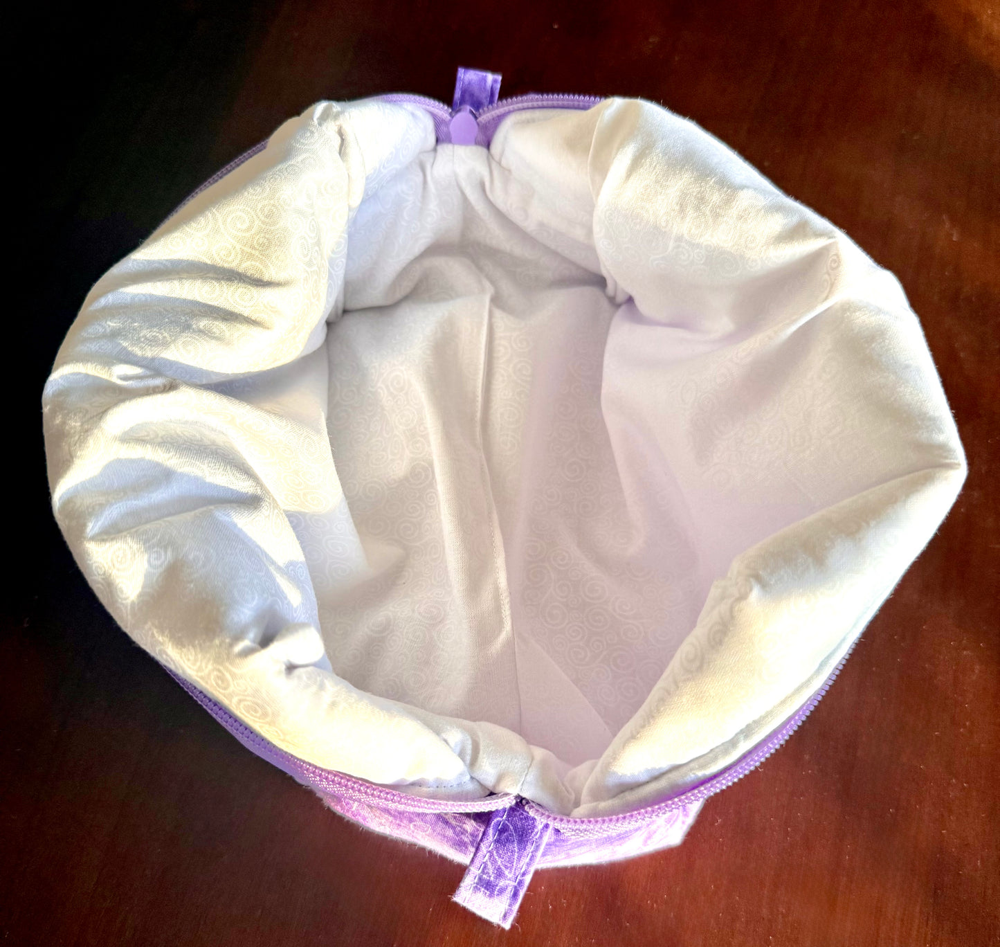 Lavender Lace Whisper Makeup Bag