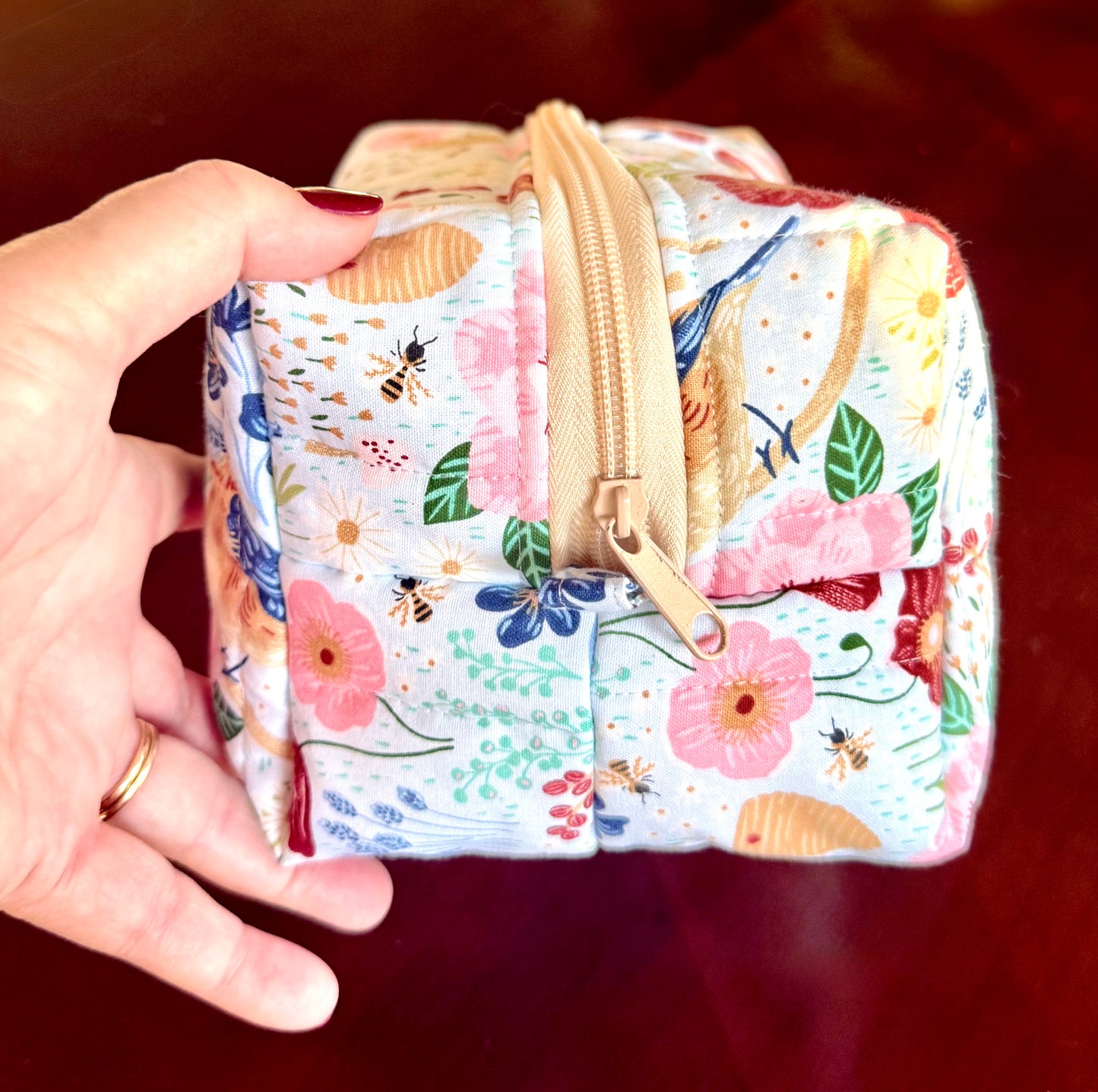 Garden Picnic Makeup Bag