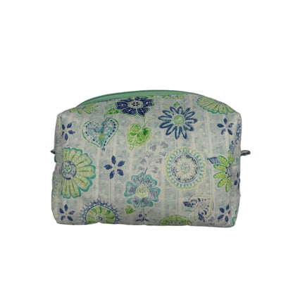 Aqua Bloom Reverie Makeup Bag