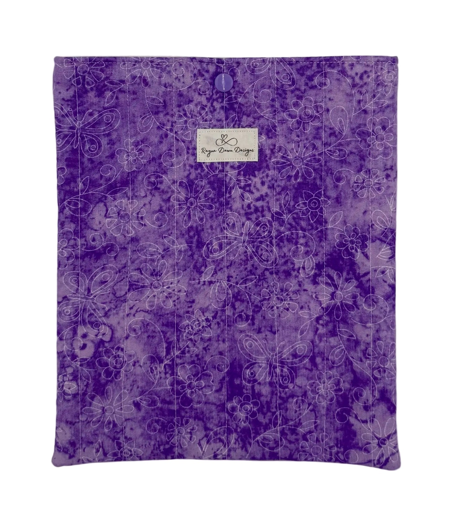 Lavender Lace Whisper Book Sleeve Large