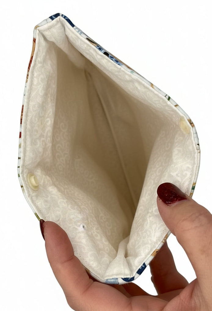 Garden Picnic Book Sleeve Medium with Pocket