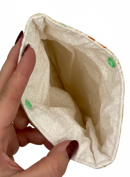 Rose Paisley Charm Book Sleeve Large with Pocket