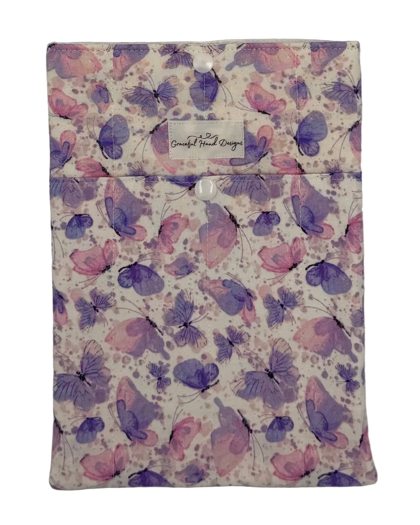 Butterfly Meadow Book Sleeve Medium with Pocket