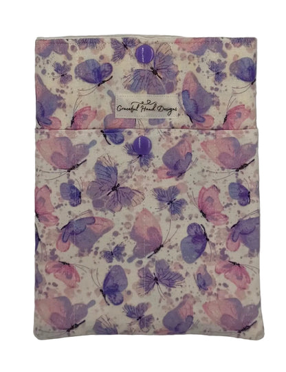 Butterfly Meadow Book Sleeve Small with Pocket