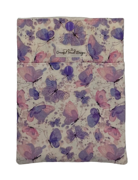 Butterfly Meadow Book Sleeve Small with Pocket