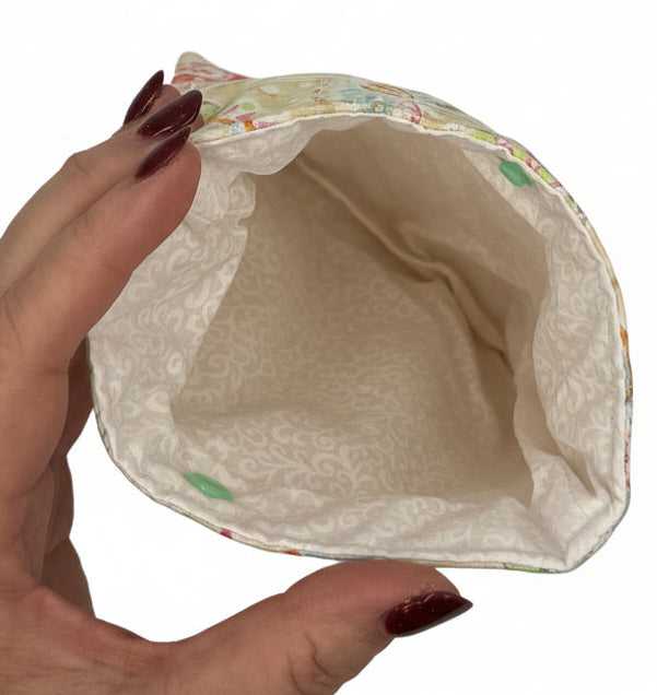 Rose Paisley Charm Book Sleeve Small with Pocket