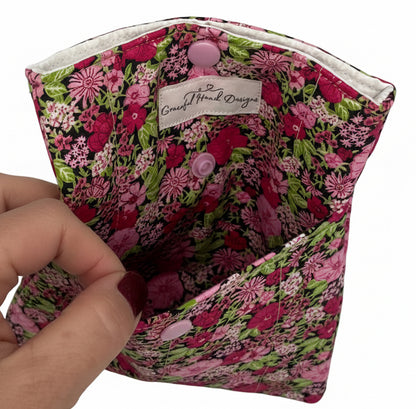 Garden Romance Book Sleeve Small with Pocket