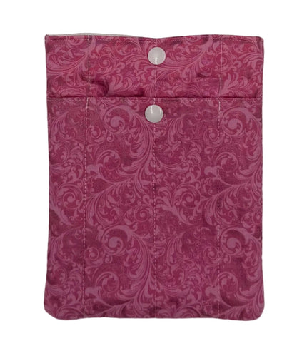 Blush Paisley Dream Book Sleeve Small with Pocket