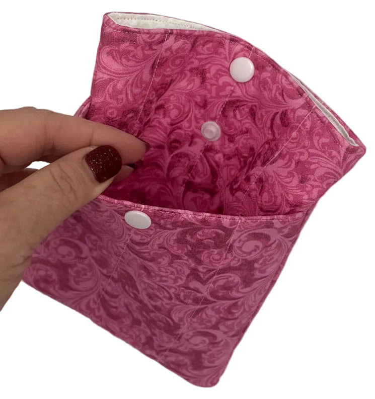 Blush Paisley Dream Book Sleeve Small with Pocket