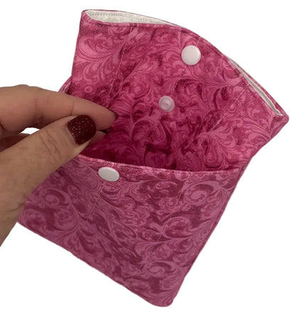 Blush Paisley Dream Book Sleeve Small with Pocket