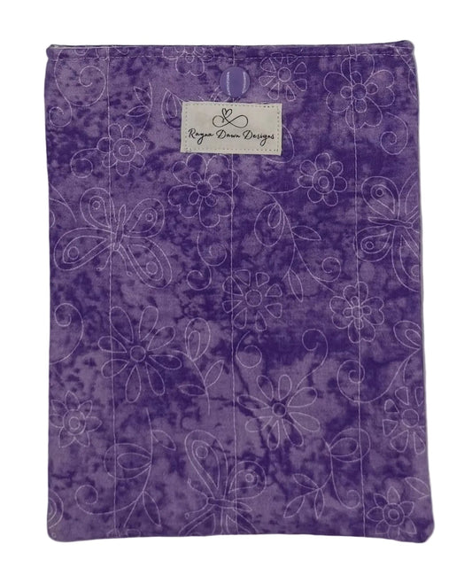 Lavender Lace Whisper Book Sleeve Small
