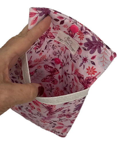 Whispering Branches Book Sleeve Small with Pocket