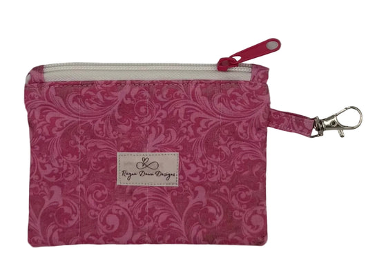 Blush Paisley Dream Keychain Wallet