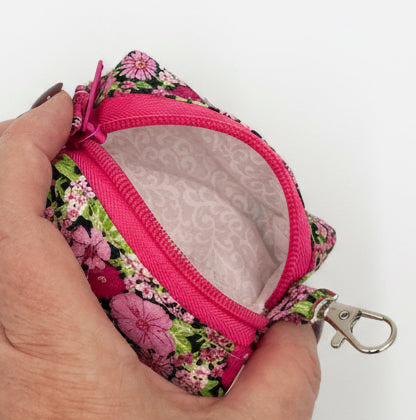 Garden Romance Keychain Pouch