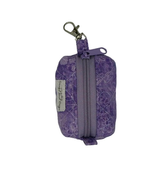 Lavender Lace Keychain Pouch
