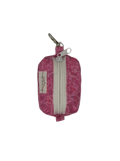 Blush Paisley Keychain Pouch