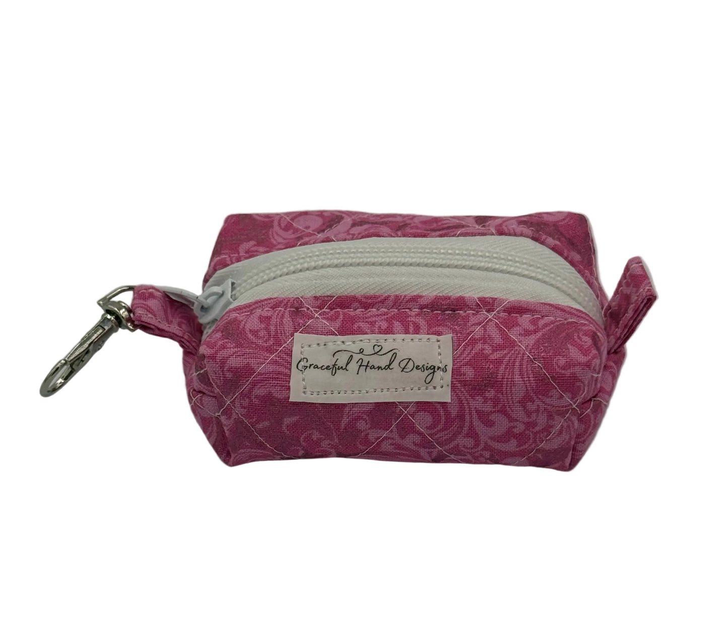 Blush Paisley Keychain Pouch