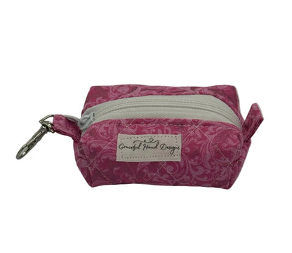 Blush Paisley Keychain Pouch