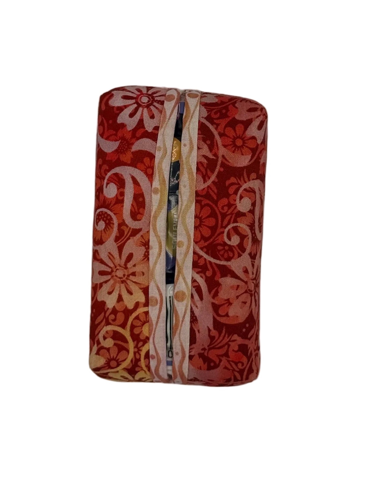 Crimson Swirl Pocket Tissue Holder